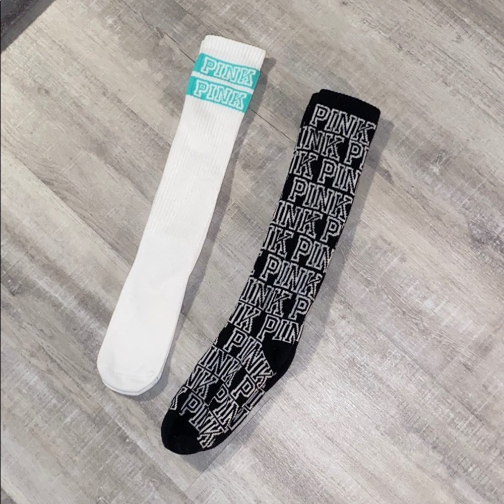 PINK Victoria’s Secret High Socks